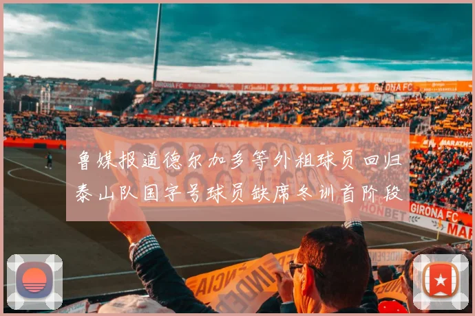鲁媒报道德尔加多等外租球员回归泰山队国字号球员缺席冬训首阶段