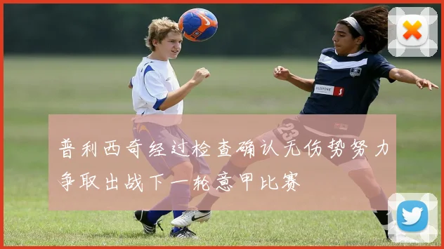 普利西奇经过检查确认无伤势努力争取出战下一轮意甲比赛